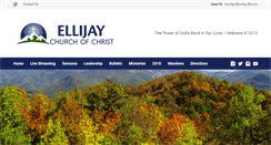 Desktop Screenshot of ellijaychurchofchrist.org