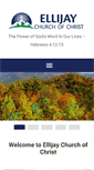 Mobile Screenshot of ellijaychurchofchrist.org